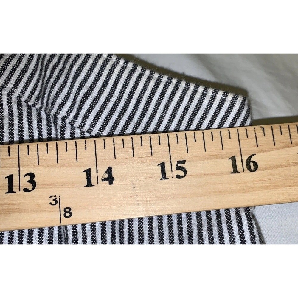 Hollister Dress Y2K Striped Overall Jumper Y2K Preppy Academia Medium Office - Picture 10 of 11